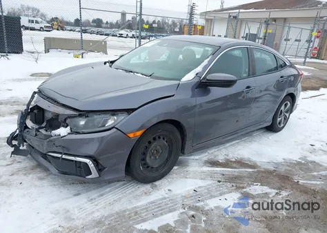 2020 Honda Civic Lx из США, поврежденный, VIN 2HGFC2F6XLH570694